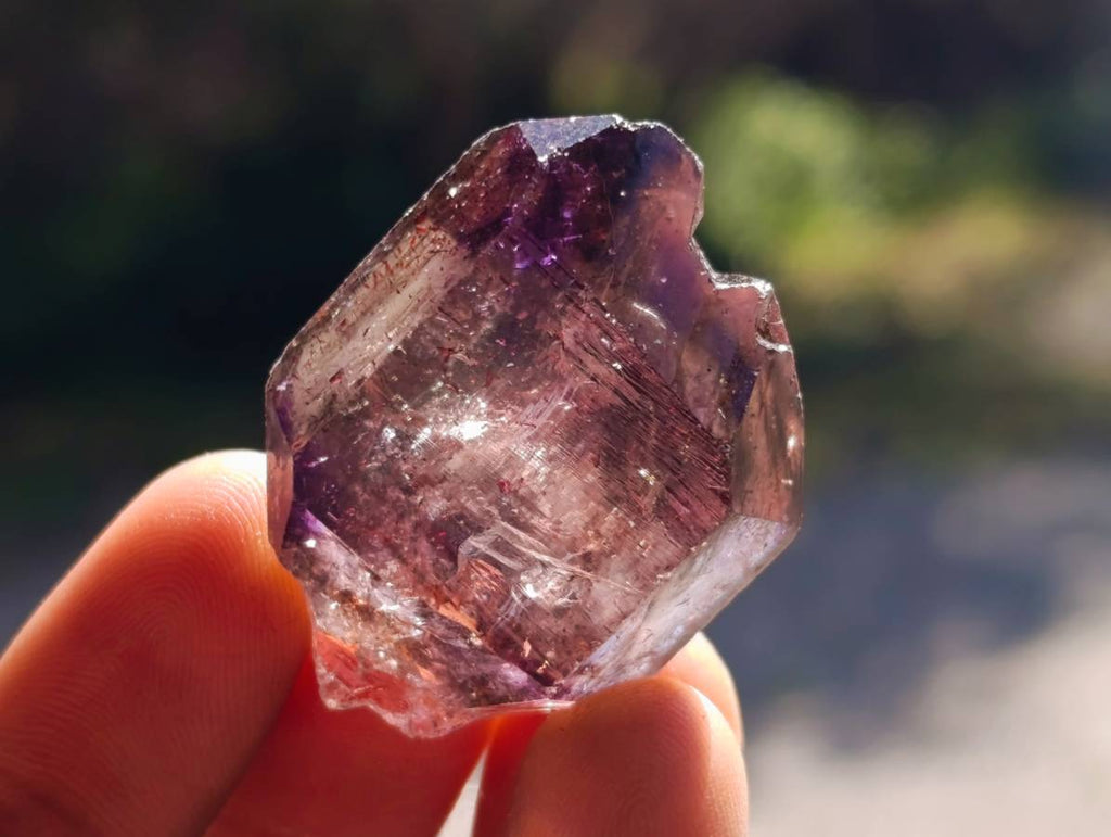 Natural Window Amethyst Crystals x 35 From Chiredzi, Zimbabwe - Toprock Gemstones and Minerals 