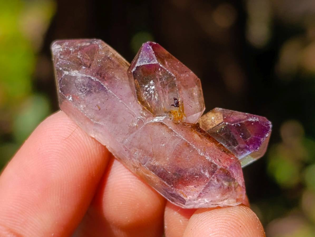 Natural Window Amethyst Crystals x 35 From Chiredzi, Zimbabwe - Toprock Gemstones and Minerals 