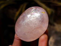 Polished Rose Quartz Palm Stones x 12 From Madagascar