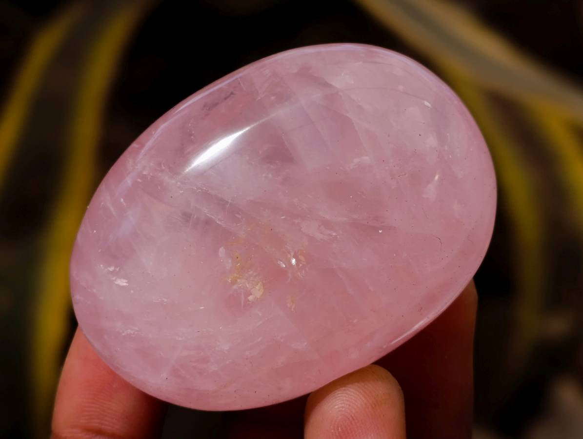 Polished Rose Quartz Palm Stones x 12 From Madagascar - Toprock Gemstones and Minerals 