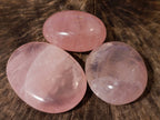 Polished Rose Quartz Palm Stones x 12 From Madagascar - Toprock Gemstones and Minerals 