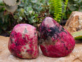 Polished Rhodonite Standing Free Forms x 4 From Rhusinga, Zimbabwe - Toprock Gemstones and Minerals 