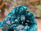 Natural Dioptase On Dolomite Specimens x 6 From Likasi, Congo - Toprock Gemstones and Minerals 