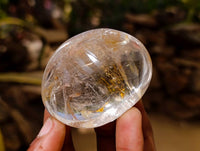 Polished Pearl Girasol Quartz Palm Stones x 12 From Ambatondrazaka, Madagascar - Toprock Gemstones and Minerals 