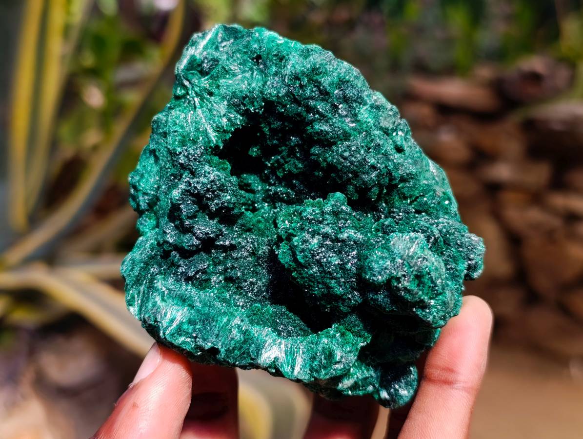 Natural Silky Malachite Specimens x 3 From Kasompe, Congo - Toprock Gemstones and Minerals 