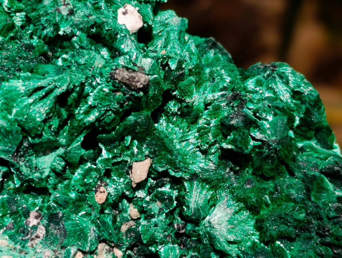 Natural Silky Malachite Specimens x 3 From Kasompe, Congo - Toprock Gemstones and Minerals 