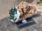 Natural Crystalline Ball Malachite and Drusy Quartz On Dolomite Matrix Specimens x 2 From Kambove, Congo - Toprock Gemstones and Minerals 