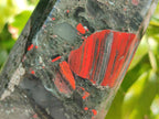 Polished Bloodstone Points x 2 From Swaziland - Toprock Gemstones and Minerals 
