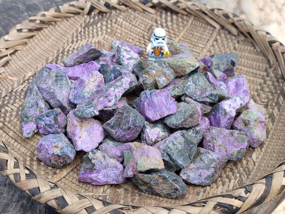 Natural Stichtite Cobbed Specimens x 3Kg Lot From Barberton, South Africa - Toprock Gemstones and Minerals 