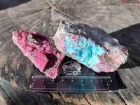 Natural Salrose Cobaltion Dolomite Specimens With Malachite And One With Chrysocolla x 6 From Kakanda, Congo - Toprock Gemstones and Minerals 