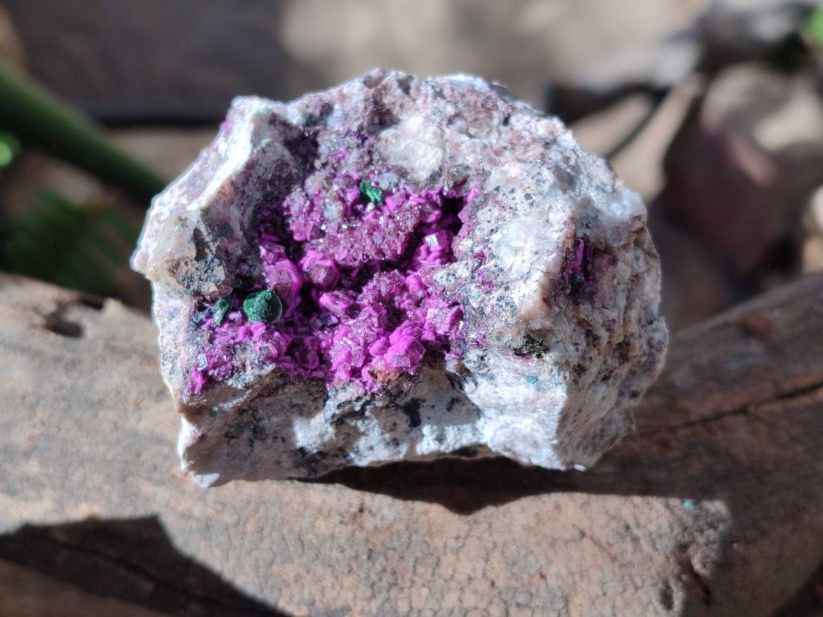 Natural Salrose Cobaltion Dolomite Specimens With Malachite And One With Chrysocolla x 6 From Kakanda, Congo - Toprock Gemstones and Minerals 