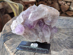 Natural Jacaranda Amethyst Clusters x 2 From Mumbwa, Zambia - Toprock Gemstones and Minerals 