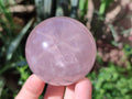 Polished Star Rose Quartz Spheres x 3 From Madagascar - Toprock Gemstones and Minerals 