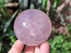 Polished Star Rose Quartz Spheres x 3 From Madagascar - Toprock Gemstones and Minerals 