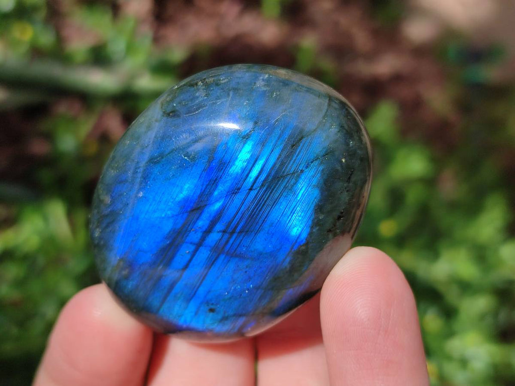 Polished Labradorite Palm Stones x 20 From Tulear, Madagascar - Toprock Gemstones and Minerals 