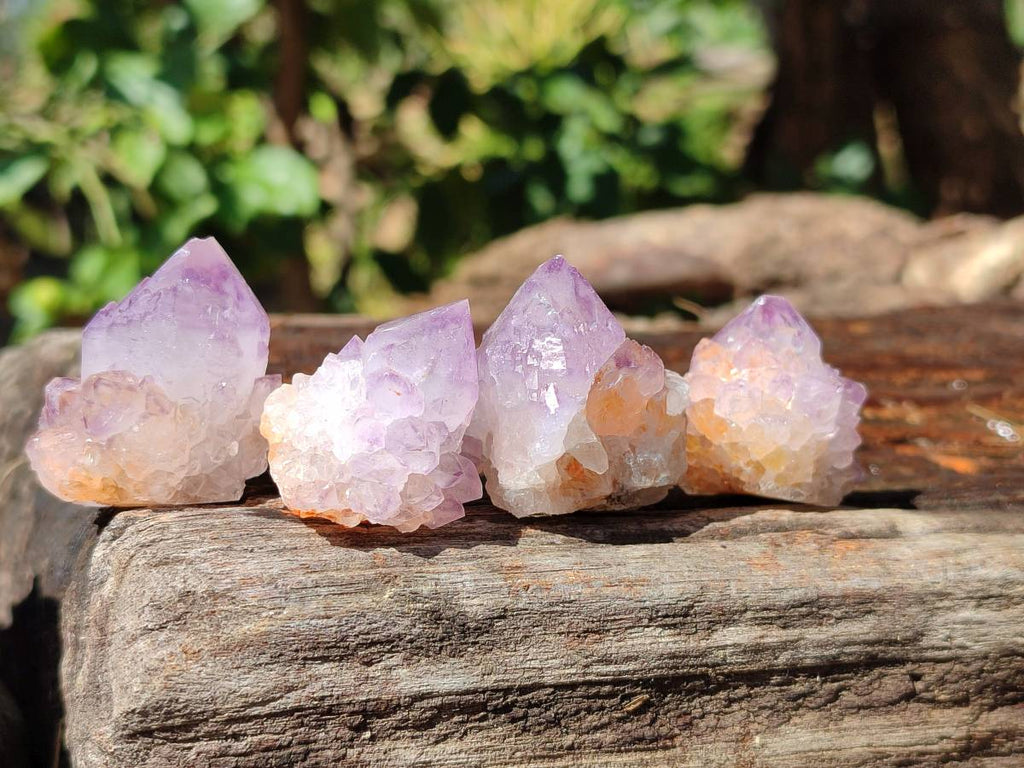 Natural Amethyst Spirit Quartz Crystals x 20 From Boekenhouthoek, South Africa - Toprock Gemstones and Minerals 