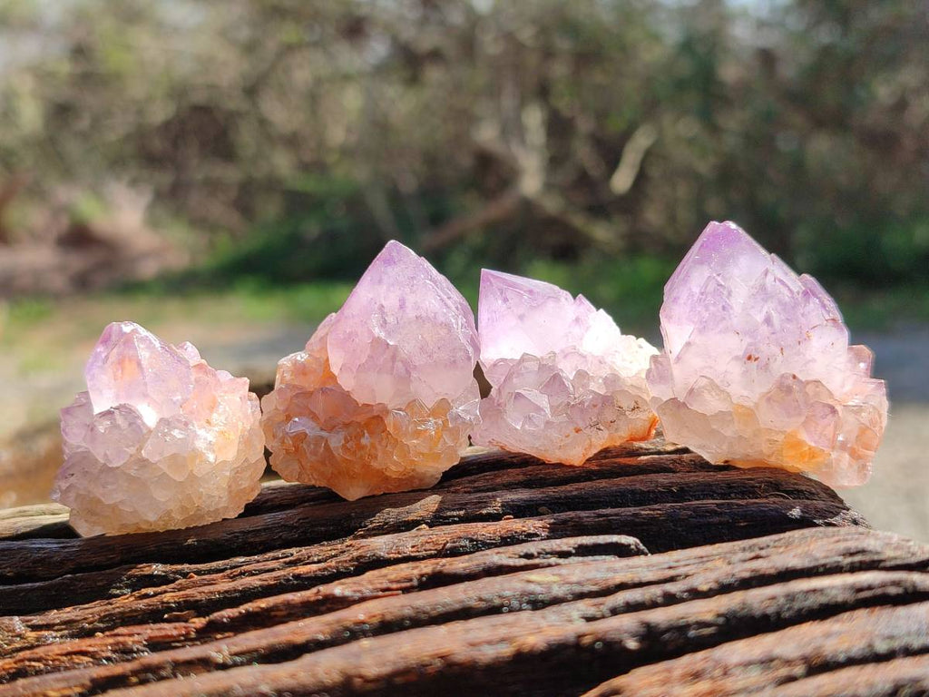 Natural Amethyst Spirit Quartz Crystals x 20 From Boekenhouthoek, South Africa - Toprock Gemstones and Minerals 