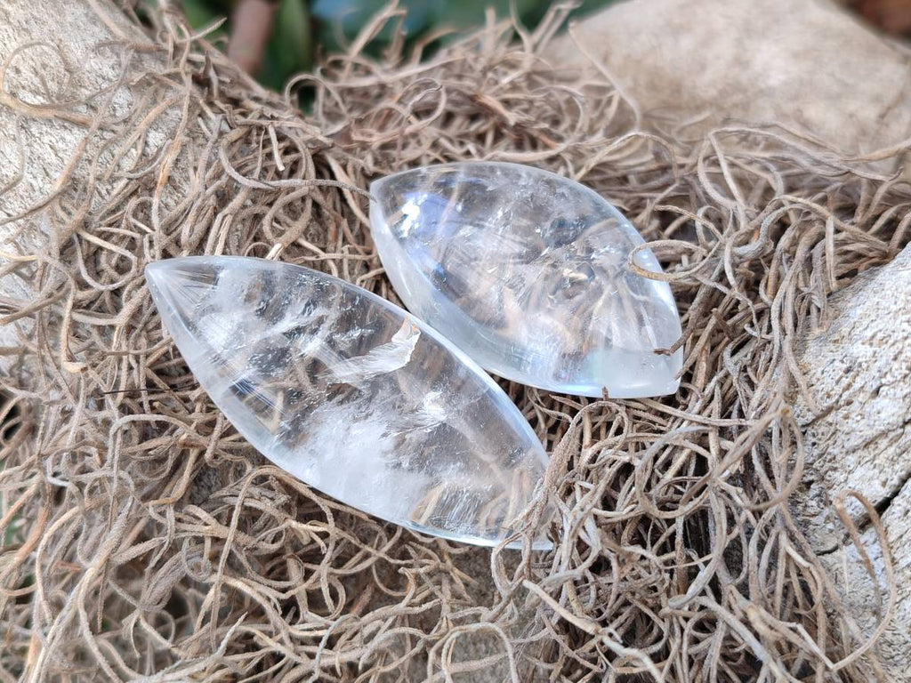 Polished Clear Quartz Crystal, Angel Tears x 35 From Madagascar - Toprock Gemstones and Minerals 