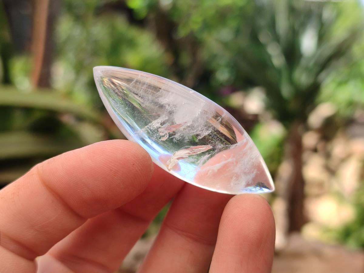 Polished Clear Quartz Crystal, Angel Tears x 35 From Madagascar - Toprock Gemstones and Minerals 