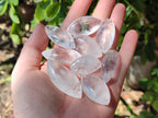 Polished Clear Quartz Crystal, Angel Tears x 35 From Madagascar - Toprock Gemstones and Minerals 