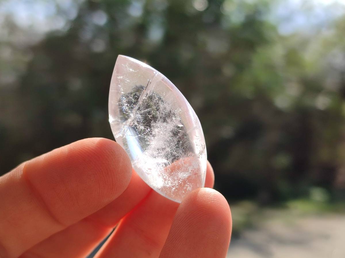 Polished Clear Quartz Crystal, Angel Tears x 35 From Madagascar - Toprock Gemstones and Minerals 