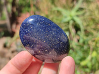Polished Lazulite Palm Stones x 20 From Madagascar