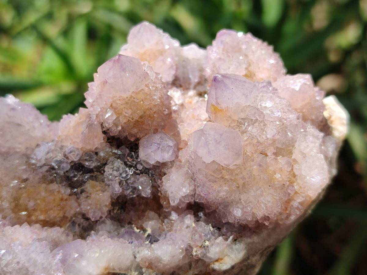 Natural Amethyst Spirit Quartz Clusters x 3 From Boekenhouthoek, South Africa - Toprock Gemstones and Minerals 