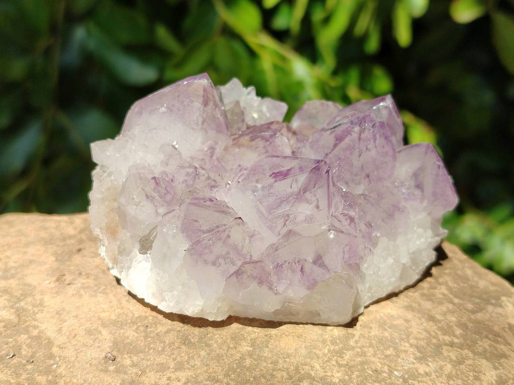 Natural Amethyst Spirit Quartz Clusters x 3 From Boekenhouthoek, South Africa - Toprock Gemstones and Minerals 