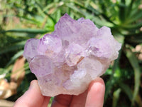 Natural Amethyst Spirit Quartz Clusters x 3 From Boekenhouthoek, South Africa