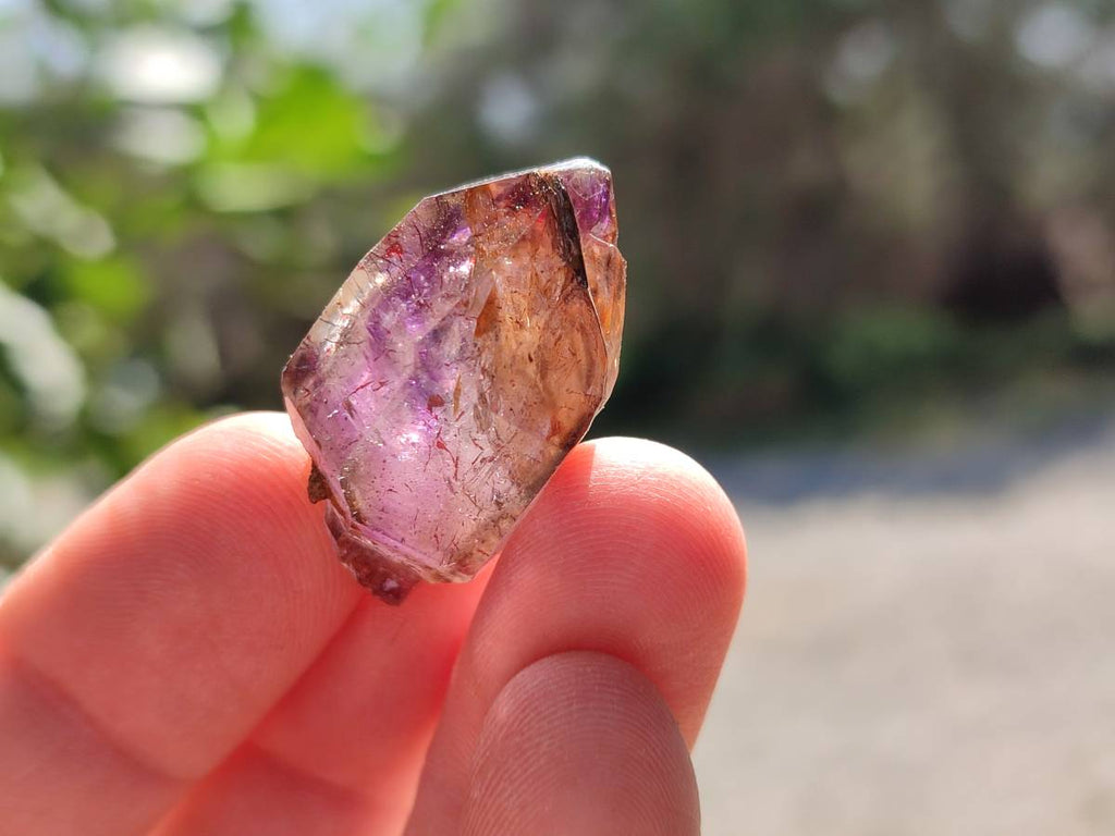 Natural Window Amethyst Crystals x 35 From Chiredzi, Zimbabwe - Toprock Gemstones and Minerals 