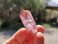 Natural Window Amethyst Crystals x 35 From Chiredzi, Zimbabwe