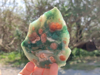Polished On One Side Mtorolite Plates x 4 From Mutorashanga, Zimbabwe