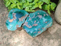 Polished On One Side Mtorolite Plates x 4 From Mutorashanga, Zimbabwe