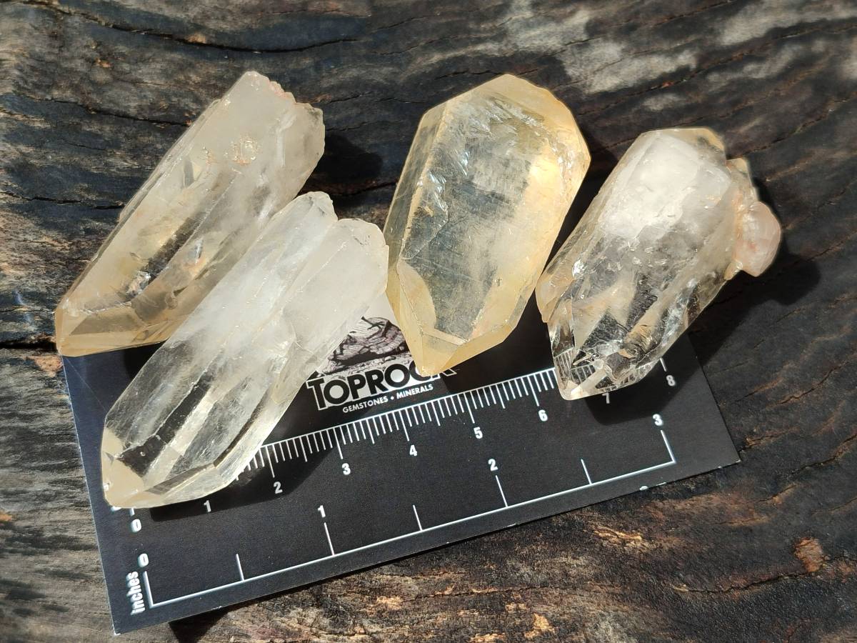 Natural Double Terminated Quartz Crystals x 55 From Madagascar - Toprock Gemstones and Minerals 