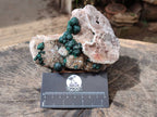 Natural Crystalline Ball Malachite and Drusy Quartz On Dolomite Matrix Specimen x 1 From Kambove, Congo - Toprock Gemstones and Minerals 