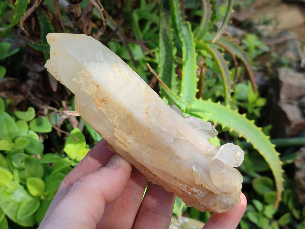 Natural Mixed Normal and Candle Quartz Crystal Clusters x 6 From Antsirabe, Madagascar - Toprock Gemstones and Minerals 
