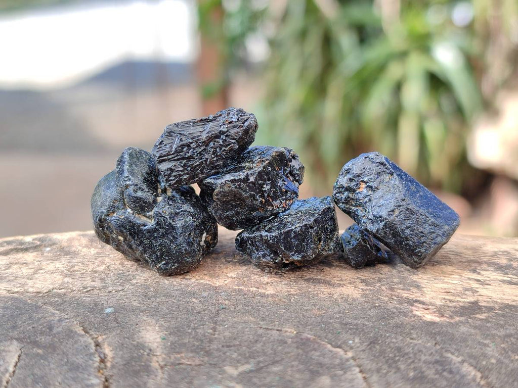 Natural Alluvial Schorl Black Tourmaline Crystals x 2.1 Kg Lot From Zimbabwe - Toprock Gemstones and Minerals 