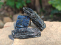 Natural Alluvial Schorl Black Tourmaline Crystals x 2.1 Kg Lot From Zimbabwe - Toprock Gemstones and Minerals 