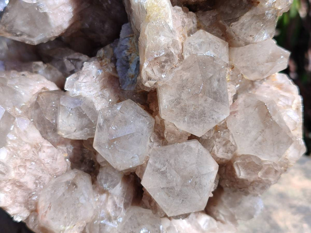 Natural XL Smokey Phantom Quartz Cluster x 1 From Luena, Congo - Toprock Gemstones and Minerals 