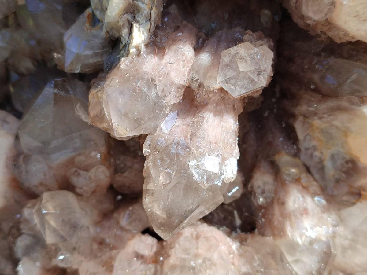 Natural XL Smokey Phantom Quartz Cluster x 1 From Luena, Congo - Toprock Gemstones and Minerals 