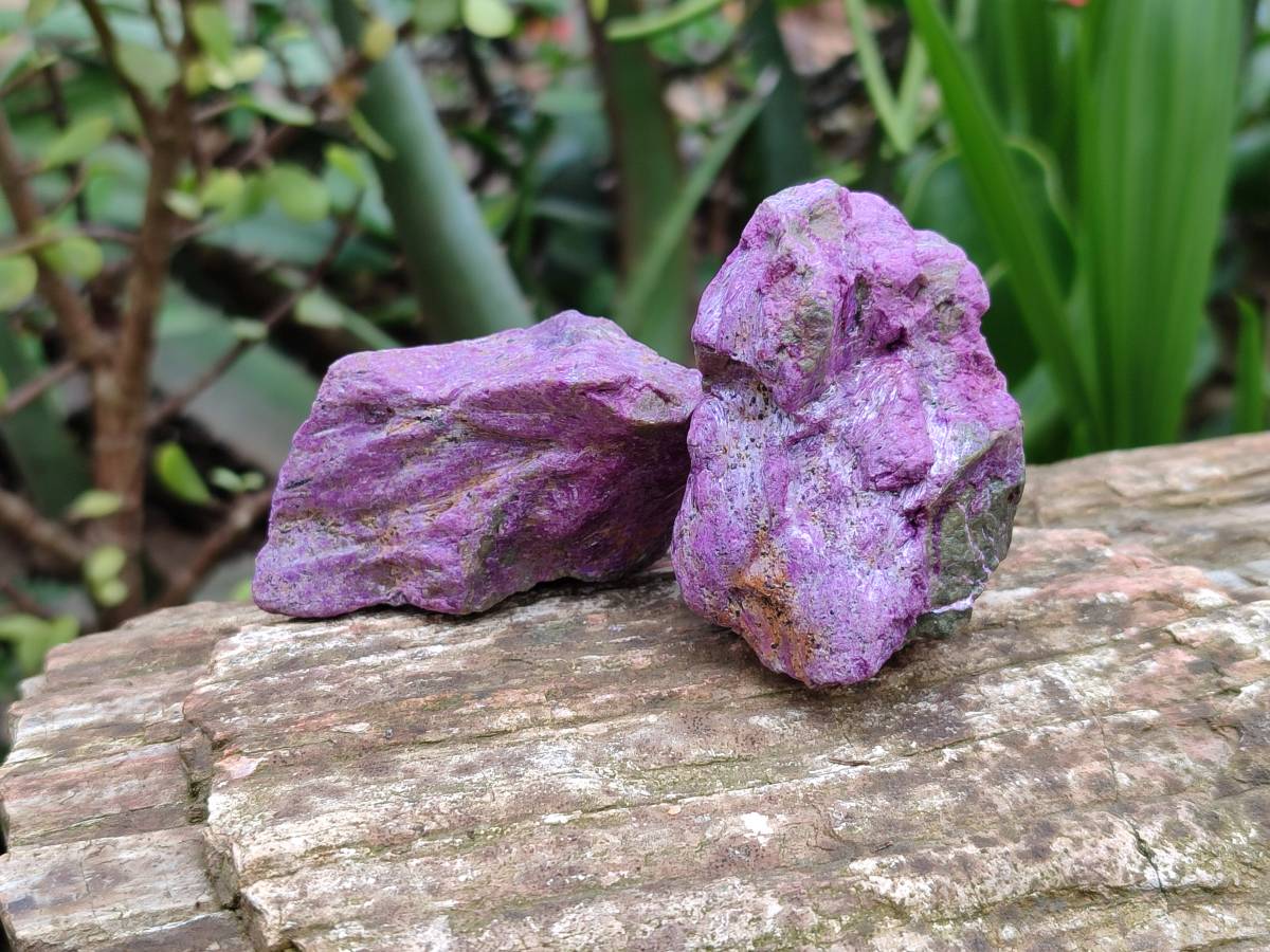 Natural Stichtite Cobbed Specimens x 35 From Barberton, South Africa - Toprock Gemstones and Minerals 