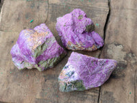 Natural Stichtite Cobbed Specimens x 35 From Barberton, South Africa