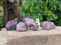 Natural Stichtite Cobbed Specimens x 35 From Barberton, South Africa