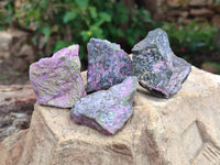 Natural Stichtite Cobbed Specimens x 35 From Barberton, South Africa
