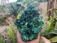 Natural Silky Malachite Specimen x 1 From Kasompe, Congo