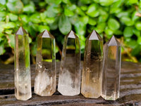 Polished Window and Anjozorobe Wispy Phantom Smokey Quartz Crystals x 20 From Madagascar