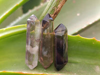 Polished Window and Anjozorobe Wispy Phantom Smokey Quartz Crystals x 20 From Madagascar