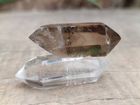 Polished Window and Anjozorobe Wispy Phantom Smokey Quartz Crystals x 20 From Madagascar