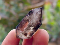 Polished Window and Anjozorobe Wispy Phantom Smokey Quartz Crystals x 20 From Madagascar