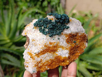 Natural Crystalline Ball Malachite and Drusy Quartz On Dolomite Matrix Specimens x 3 From Kambove, Congo